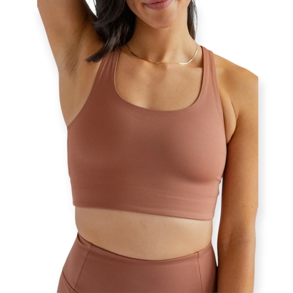 Girlfriend Collective Paloma Racerback Sports Bra Medium - Picture 1 of 10